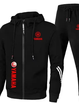 Yamaha Men's 2 Piece Tracksuit Logo Print Zip Hoodie And Pants Set Motorcycle Sportswear Jogging Sports Racing Suit - Aliexpress - FashionsVida