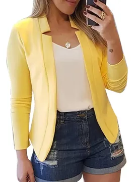 Office Lady Jacket Autumn Winter All match Polyester Business Women Jacket Suit - Aliexpress - FashionsVida