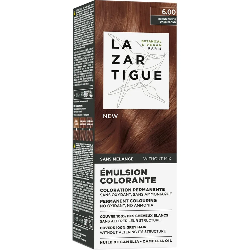 Emulsión Capilar Colorante 6.0 60 ml - Lazartigue - FashionsVida
