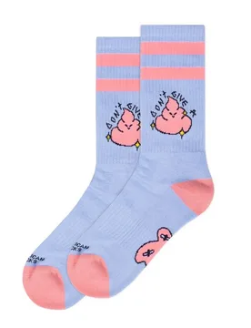 Socken - Don't give a shit - Mid High - Größe hellblau - Unisex - unisex - American Socks - FashionsVida