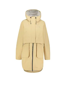 Damen Wander Parka Leira 3L Hoodie camel 40 W - Meru - FashionsVida