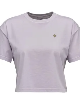 Camiseta de mujer Diamond crop - Black Diamond - FashionsVida
