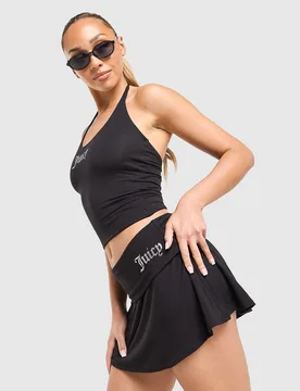 Jersey Fold Over Skirt - Damen, Schwarz - female - Size: S - Juicy couture - FashionsVida