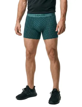 Boxers 70121916 Brief 2 Unità Green / Black L - Levi´s Underwear - FashionsVida