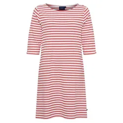Meriam 3/4 Sleeve Dress White / Poppy Red M Women