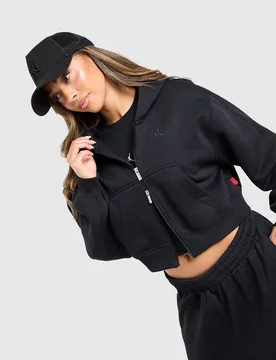 Brooklyn Full-Zip Hoodie - Damen, Schwarz - female - Size: L - Jordan - FashionsVida