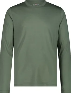 T-Shirt Herren Longsleeve, grün 46
