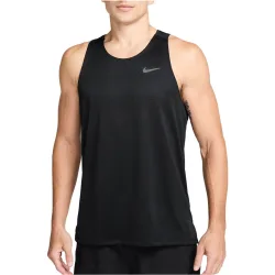 Dri-fit camiseta entrenamiento tirantes hombre Negro (S)