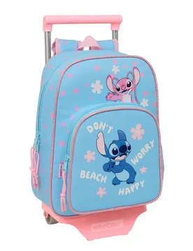 Zaino Con Ruote Stitch Happy Multicolor One Size - Safta - FashionsVida