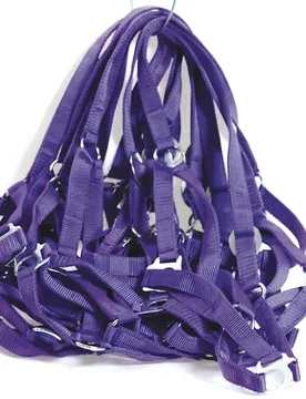 Manski Halfter Nylon 10er Pack, lila Vollblut - Reitsport Manski - FashionsVida