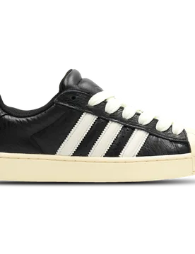 Superstar Women's Sneakers - Black - Size 3.5 - Leather - Black - Size: 3.5 - Adidas - FashionsVida
