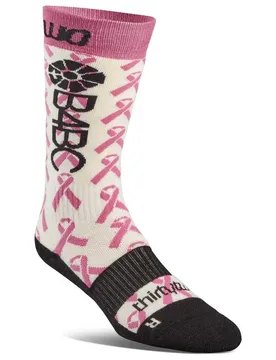 Chaussettes Longues B4bc Merino Pink / White EU 42-47