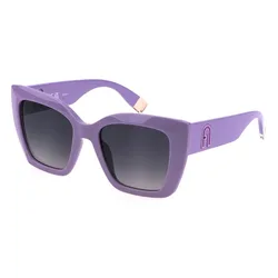 Occhiali Da Sole Da Donna Sfu710 Shiny Lilac Smoke Gradient Smoke / CAT3