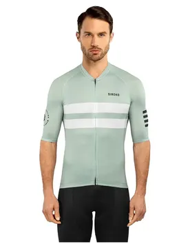 Maglia A Maniche Corte M3 Mustair Ash Green / White