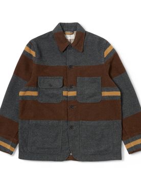 Giacca merchant - charcoal stripe