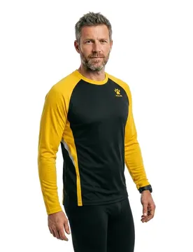 T-shirt à Manches Longues Gravity Black / Gold S