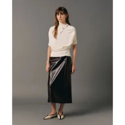 Sfera - Falda midi botones