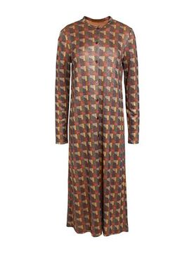 Vestido midi Mujer Bronce 36,38,40,42 Mujer