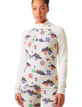 Lifa merino midweight camiseta térmica manga larga mujer Blanco (L)