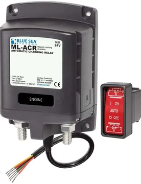 Automatic Charging Relay Isolator 24v Black One Size unisex - Blue Sea Systems - FashionsVida