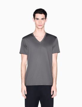 Para hombre. 8NZT75ZJA5ZM8317 Camiseta Escote V (M), Casual, Algodón, Manga corta