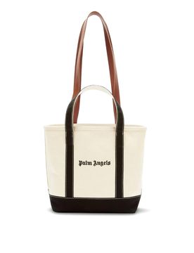 Borsa tote in tela con stampa logo