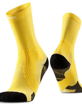 Calzini Crew Run Perform Flash Yellow EU 42-44
