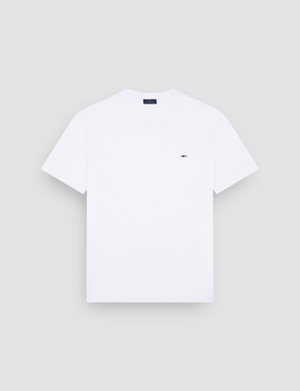 T-shirt in jersey di cotone uomo bianco
