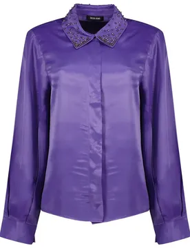 Chemise à Manches Longues 21007107 Dark Pink V2 S