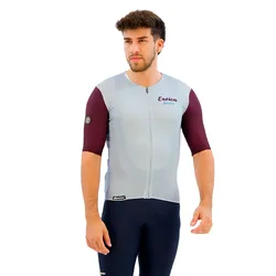 Maglia A Maniche Corte Eroica Borgo Sky Blue