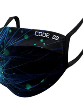 Unterhemden Gemischte Schutzmaske C22 Blau Code22 Einheitsgrösse - Code 22 - FashionsVida