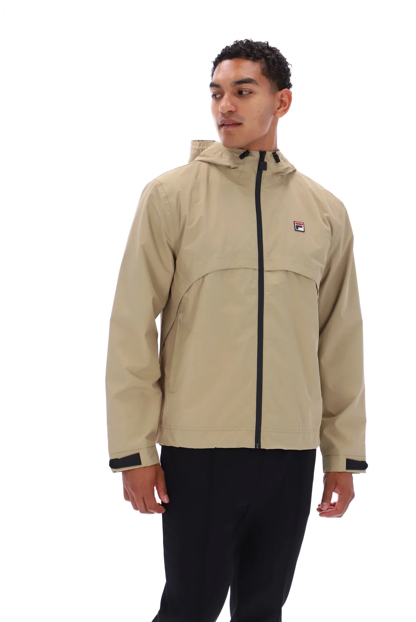 Chinchilla/ Gardenia Marcos Full Zip Jacket - XS - FILA - FashionsVida