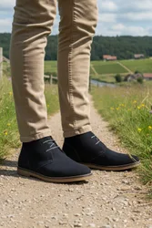 Barnaby Mens Suede Leather Chukka Boots