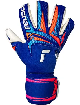 Gants De Gardien De But Attrakt Gold X Roll Finger Sharp Blu / White / Shock Orange 9.5 unisex