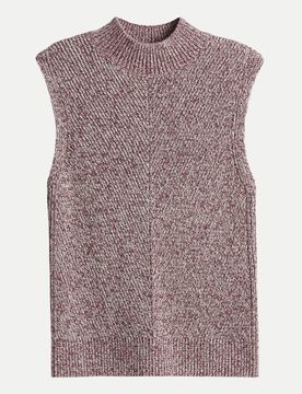 Slim-Fit Stricktop Pohilo Rosa 38