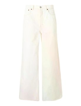 Pantaloni a gamba larga intrecciata