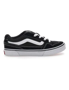 Sneakers Nere e Bianche Con Tomaia In Pelle Caldrone 38½ - Vans - FashionsVida