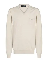 Dolce&Gabbana Pullover Hombre Beige 54 Hombre