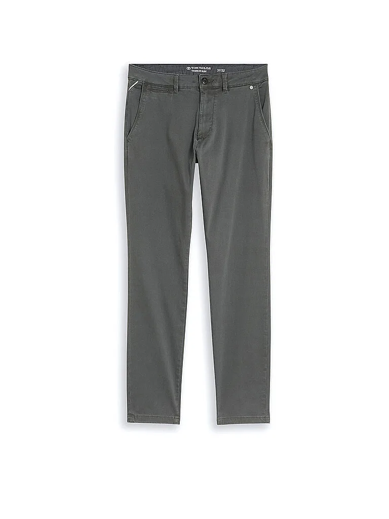 Chino TTSIMON olive 30/L34 herren - Tom tailor - FashionsVida