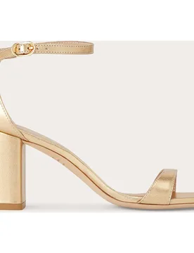 Sandalias de tacón Nudist de piel - Stuart Weitzman - FashionsVida