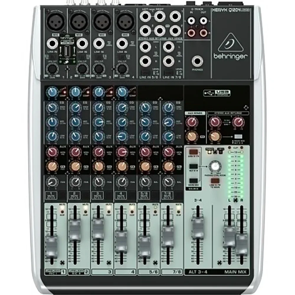 Mixeur Audio Q1204usb Black / Silver One Size unisex - Behringer - FashionsVida