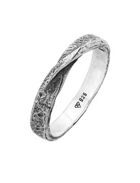 Haze&Glory Anillo 'Twisted' plata