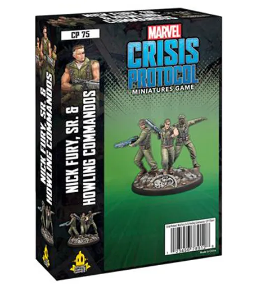 Marvel Crisis Protocol: Nick Fury Sr and Howling Commandos - Atomic Mass Games - FashionsVida