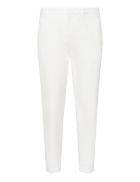 Pantaloni Capri In Gabardine Di Cotone