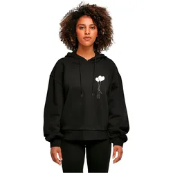 Felpa Con Cappuccio Love In The Air Organic Oversized Black XL