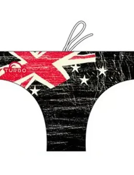 New Zealand Vintage 2013 Waterpolo Swimming Brief black / red 3XL Men - TURBO - FashionsVida