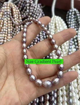 Size Gradient Pearl Natural Freshwater Pearl Rice Pearl For Jewelry Making DIY Necklace Earrings Bracelet Accessory - Aliexpress - FashionsVida