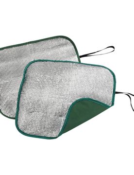 Thermo Sitzkissen silber gruen