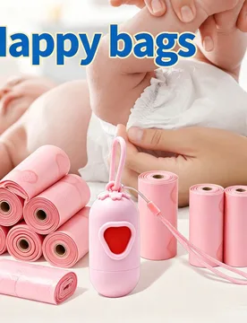 Piezas Bolsas para pañales de bebé (con aroma)/Bolsas de basura para pañales/Con caja de almacenamiento para fácil transporte/Se pueden colgar en - Shein - FashionsVida