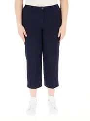 Pantaloni misto viscosa BLU NAVY S